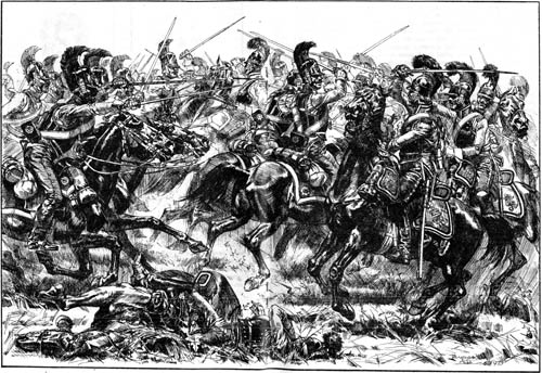Бой между кирасирским полком Его Величества и полком Цастрова