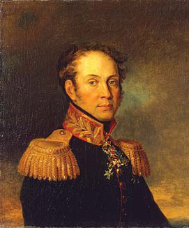 Оленин Евгений Иванович — худ. Дж. Доу, 1825–1827 гг. Военная галерея Зимнего дворца (© Государственный Эрмитаж).